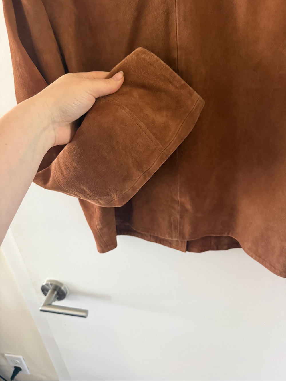 Sezane Suede Fiona Jacket 4/36 RARE - Picture 9 of 10